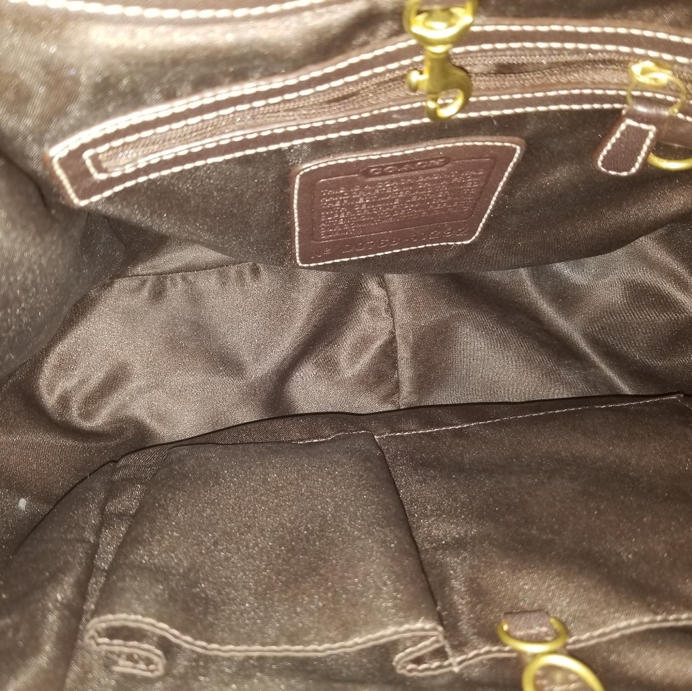 Brown Coach Hand Bag - Picture 7 of 8